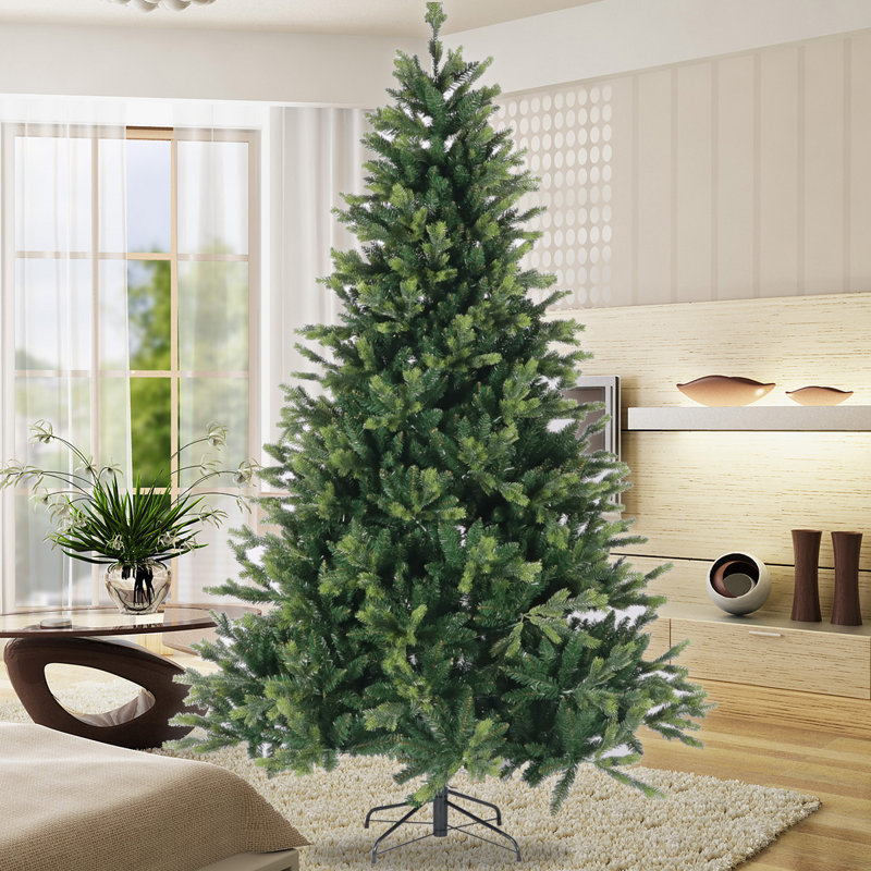 The Holiday Aisle® 7.5' Green Spruce Artificial Christmas Tree Wayfair